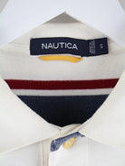 Nautica Polo Weiß S – Detailansicht Vorderseite