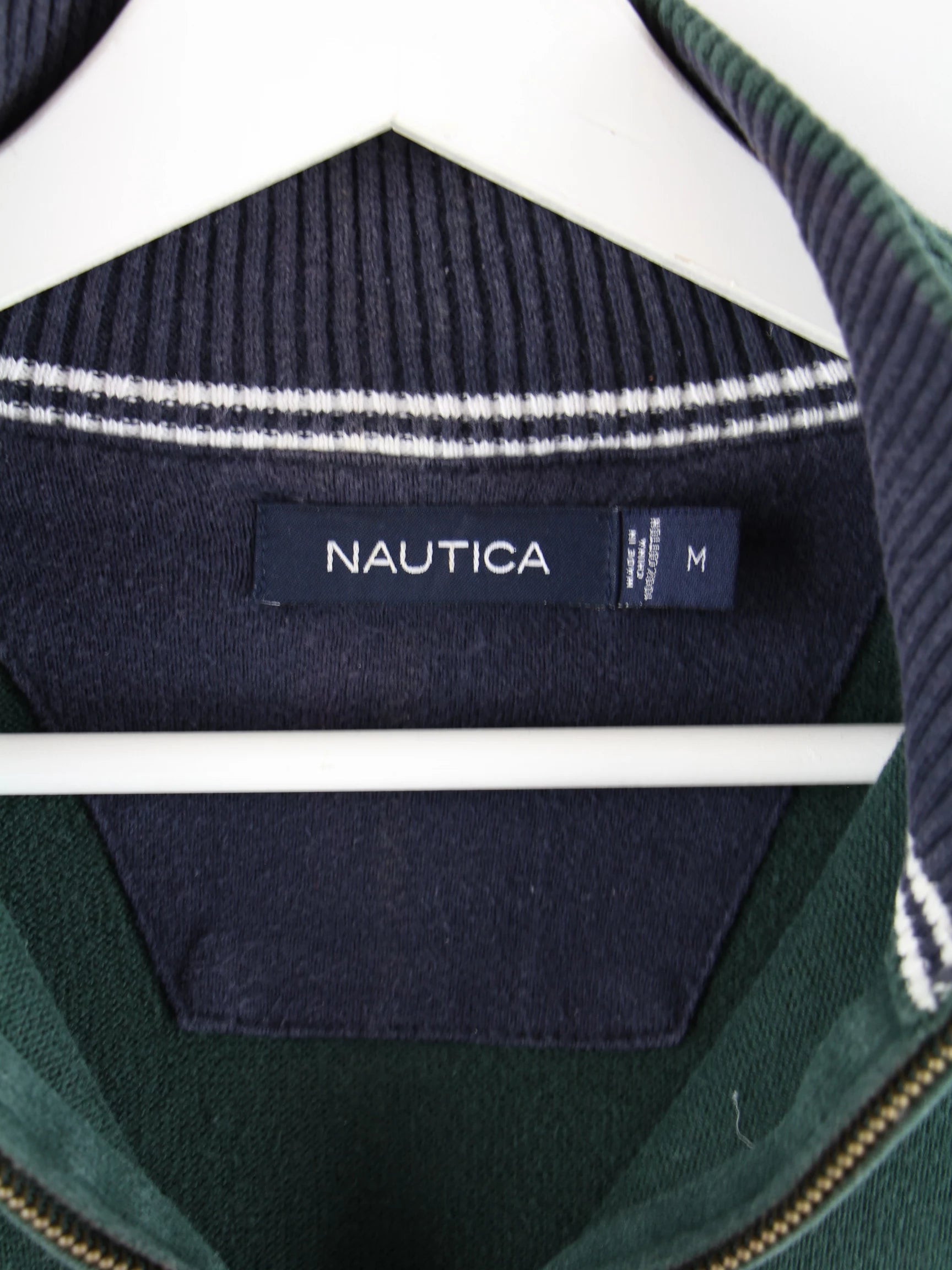 Nautica Pullover Grün M – Etikett