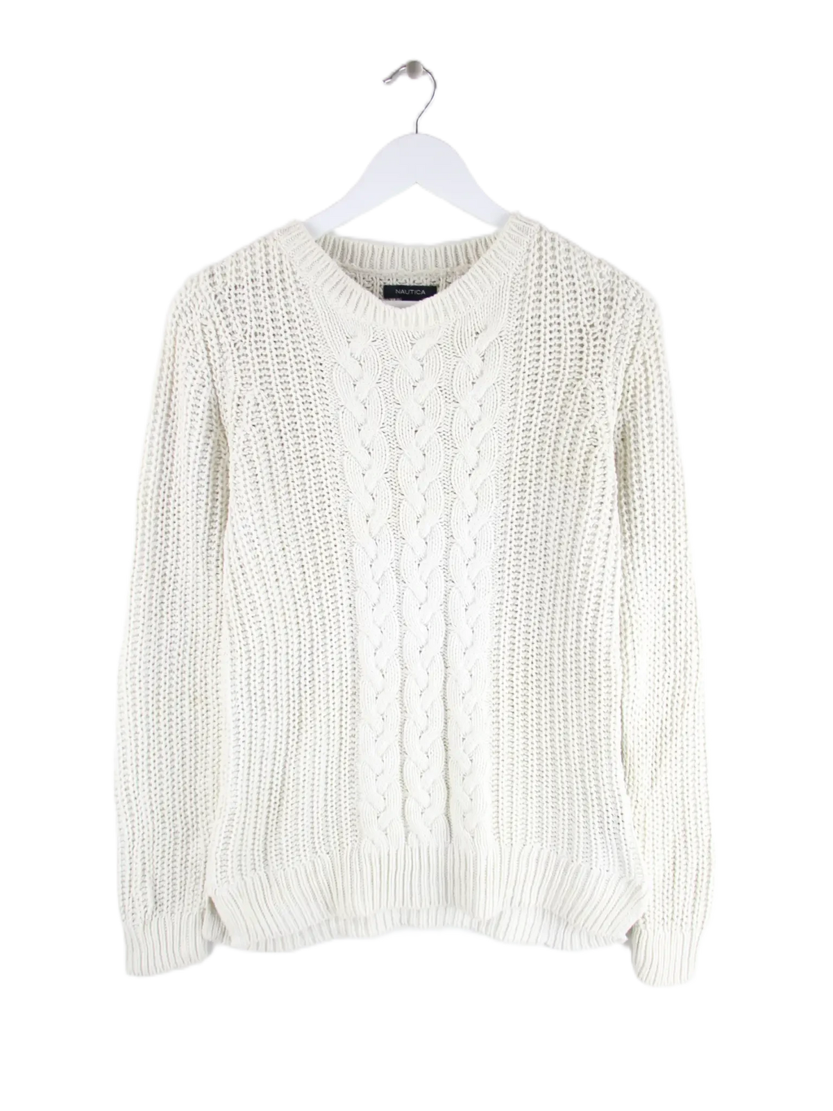 Nautica Pullover Weiß M – Vorderseite