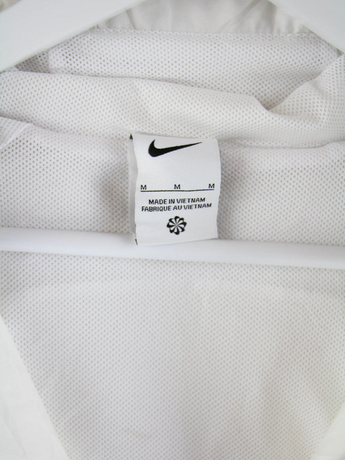 Nike Leichte Jacke Weiß M – Etikett