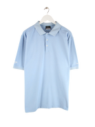 Nike Polo Blau L – Vorderseite