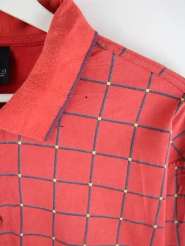 Nike Polo Rot L – Etikett