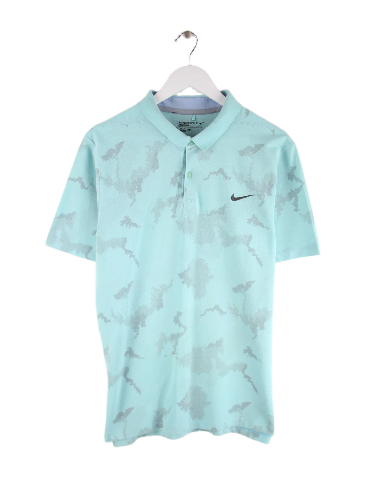 Nike Polo Türkis L – Vorderseite