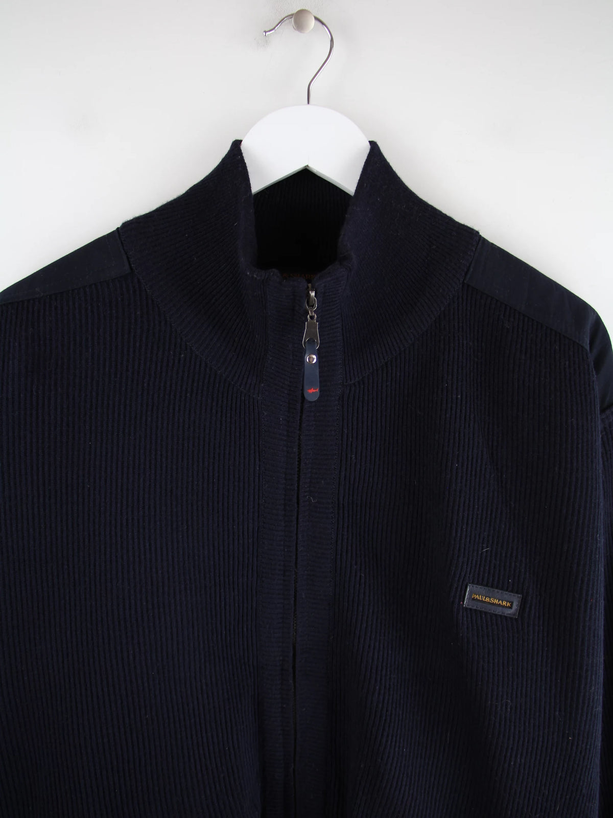 Paul & Shark Strickjacke Blau XL – Detailansicht Vorderseite