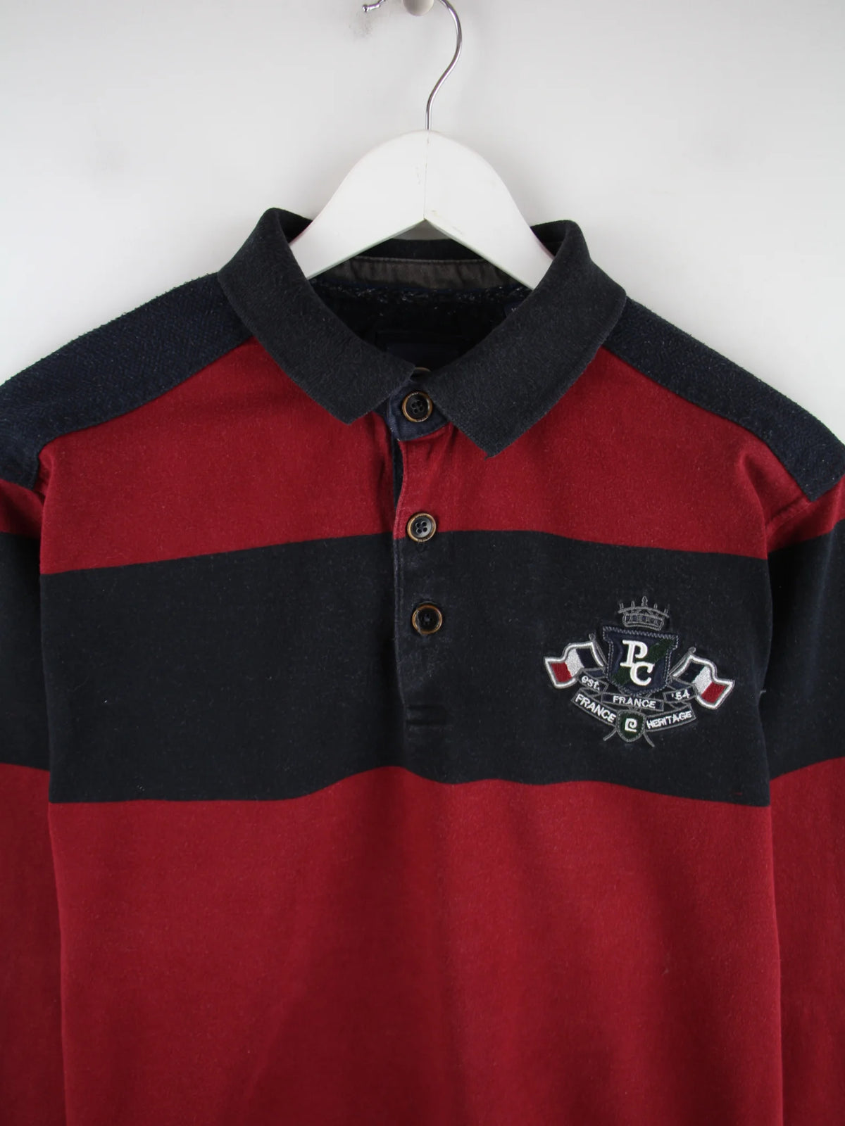 Pierre Cardin Polo Rot XL – Etikett