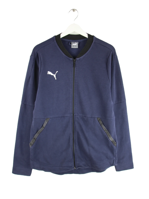 Puma Sweatjacke Blau L – Vorderseite