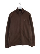 Puma Sweatjacke Braun L – Vorderseite