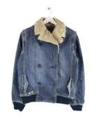 Quiksilver Jeansjacke Blau L – Vorderseite