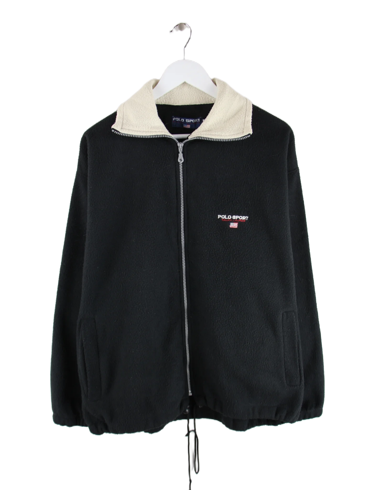 Ralph Lauren Fleece Schwarz XL – Vorderseite