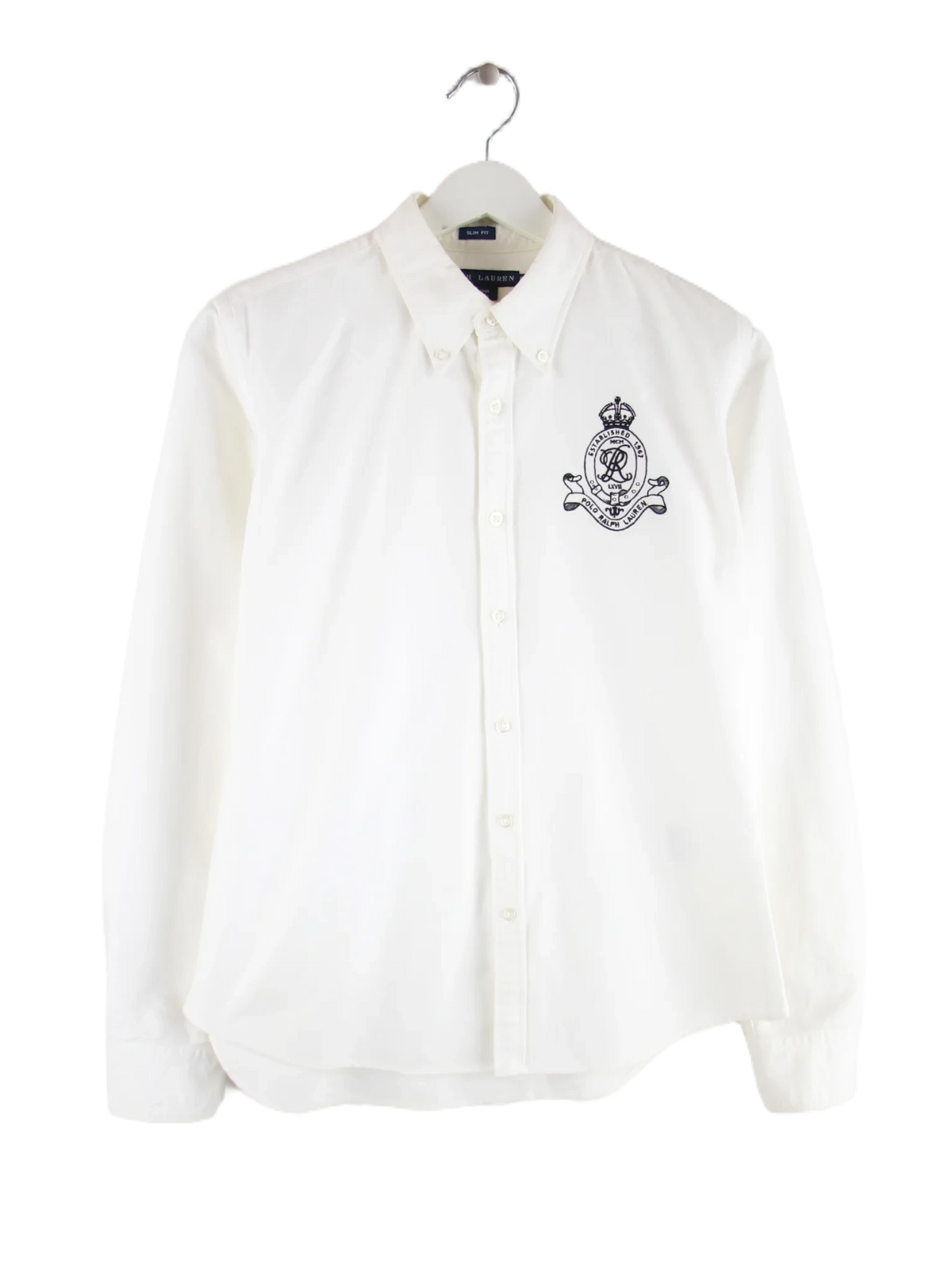 Ralph Lauren Freizeit Hemd Weiß XS – Vorderseite