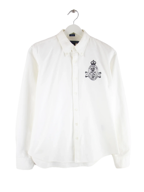 Ralph Lauren Freizeit Hemd Weiß XS – Vorderseite