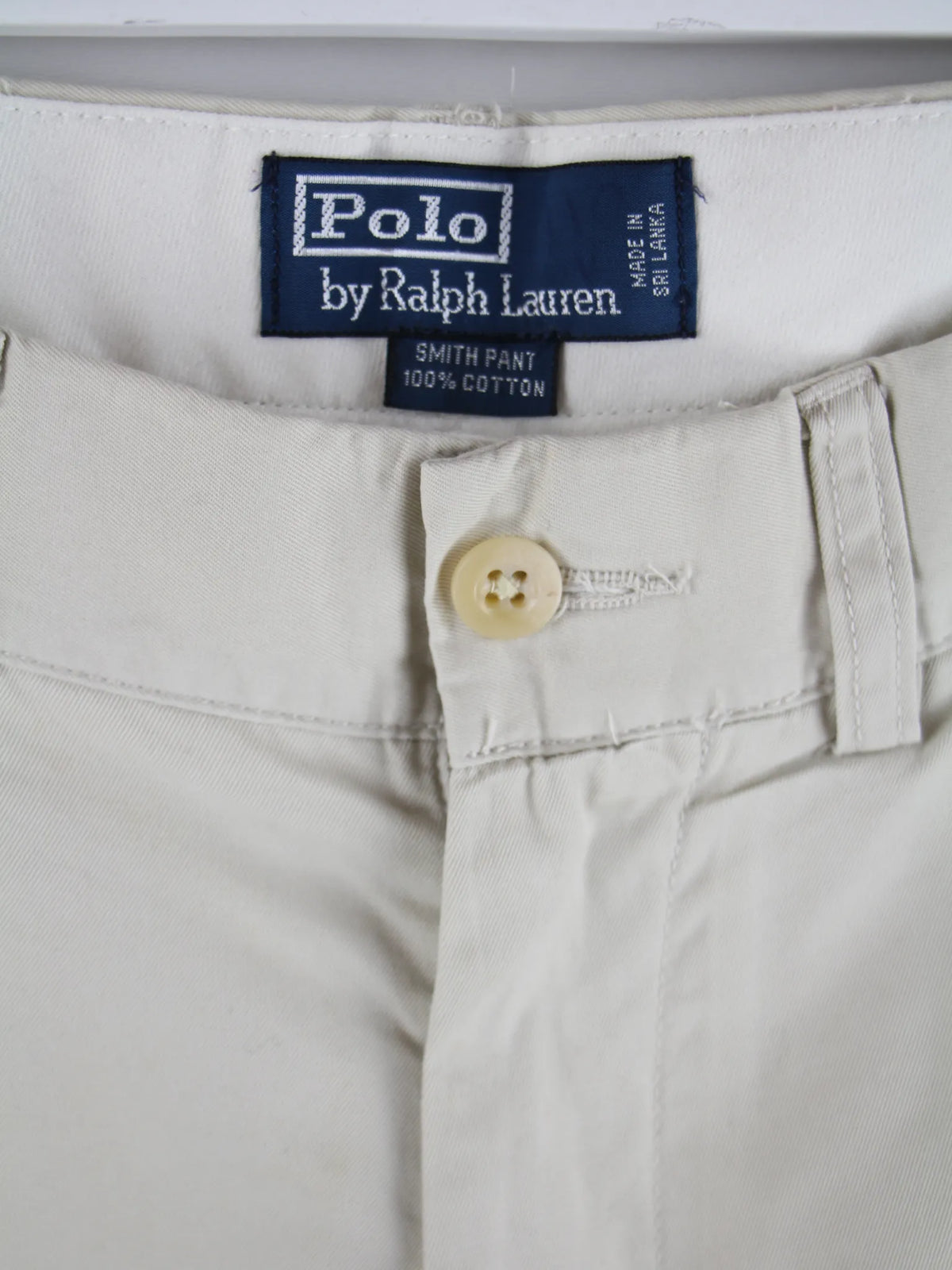 Ralph Lauren Hose Beige – Detailansicht Vorderseite