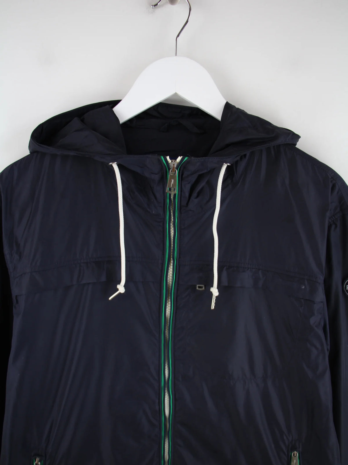 Ralph Lauren Leichte Jacke Blau M – Detailansicht Vorderseite
