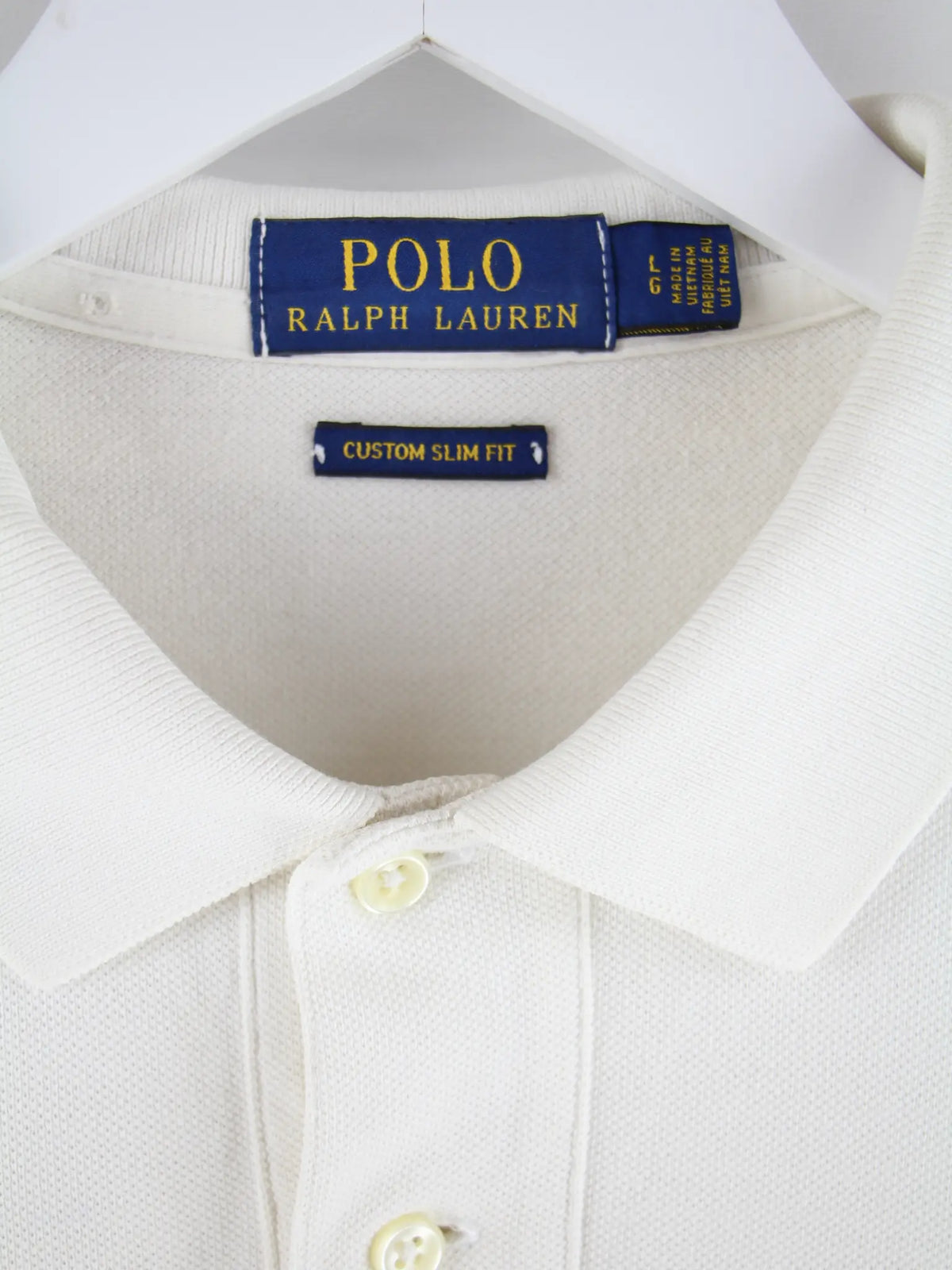 Ralph Lauren Polo Weiß L – Detailbild 3