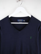 Ralph Lauren Pullover Blau XL – Detailansicht Vorderseite