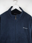 Reebok Fleece Blau L – Detailansicht Vorderseite