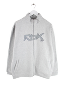 Reebok Sweatjacke Grau XL – Vorderseite