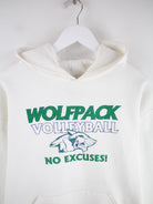 Russell Athletic Hoodie Weiß M – Detailansicht Vorderseite