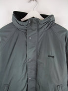 Schott Jacke Grau XL – Detailansicht Vorderseite