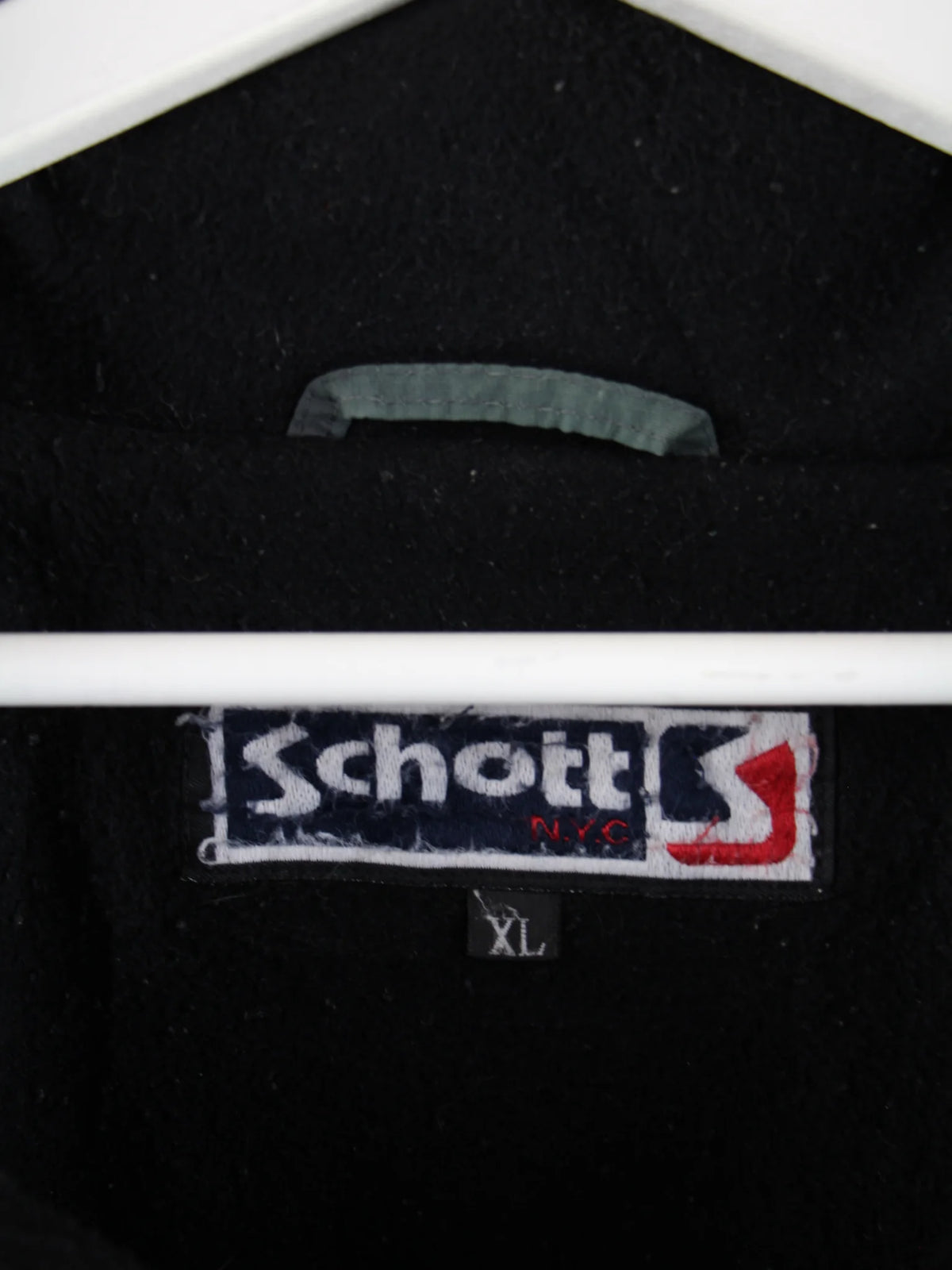 Schott Jacke Grau XL – Etikett