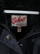 Schott Jacke Schwarz XL – Etikett