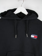 Tommy Hilfiger Hoodie Schwarz S – Detailansicht Vorderseite