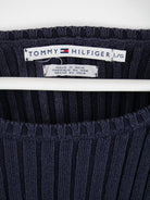 Tommy Hilfiger Pullover Blau L – Detailansicht Vorderseite