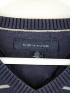 Tommy Hilfiger Pullover Blau L – Etikett