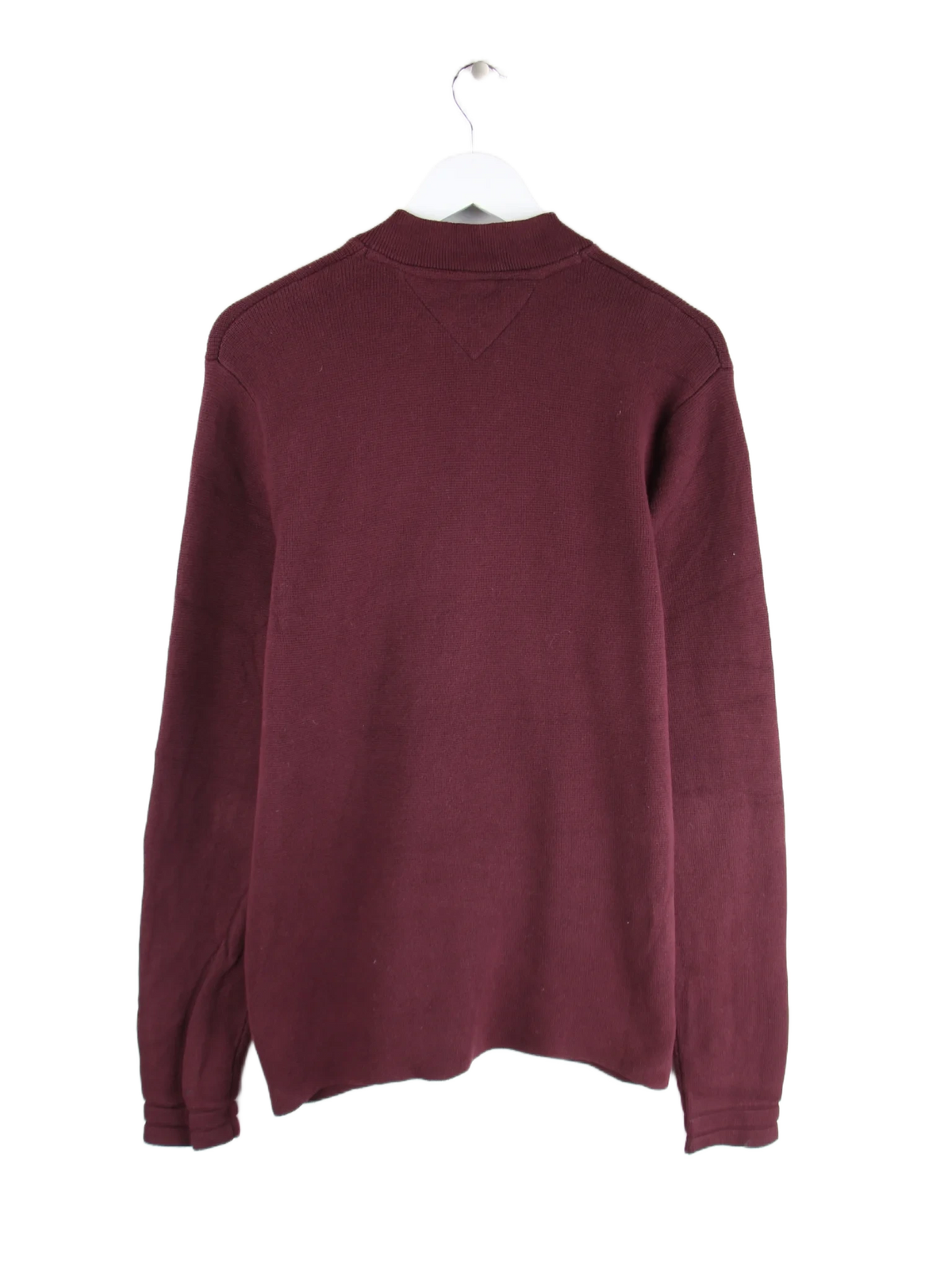 Tommy Hilfiger Strickjacke Rot L – Rückseite