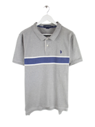 U.S. Polo ASSN. Polo Grau L – Vorderseite