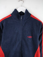 Umbro Fleece Blau L – Detailansicht Vorderseite