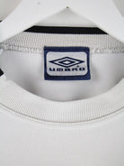 Umbro Sweater Weiß L – Etikett