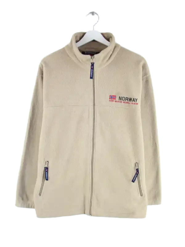 Vintage Fleece Beige M – Vorderseite