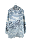 Vintage Fleece Blau 4XL – Rückseite