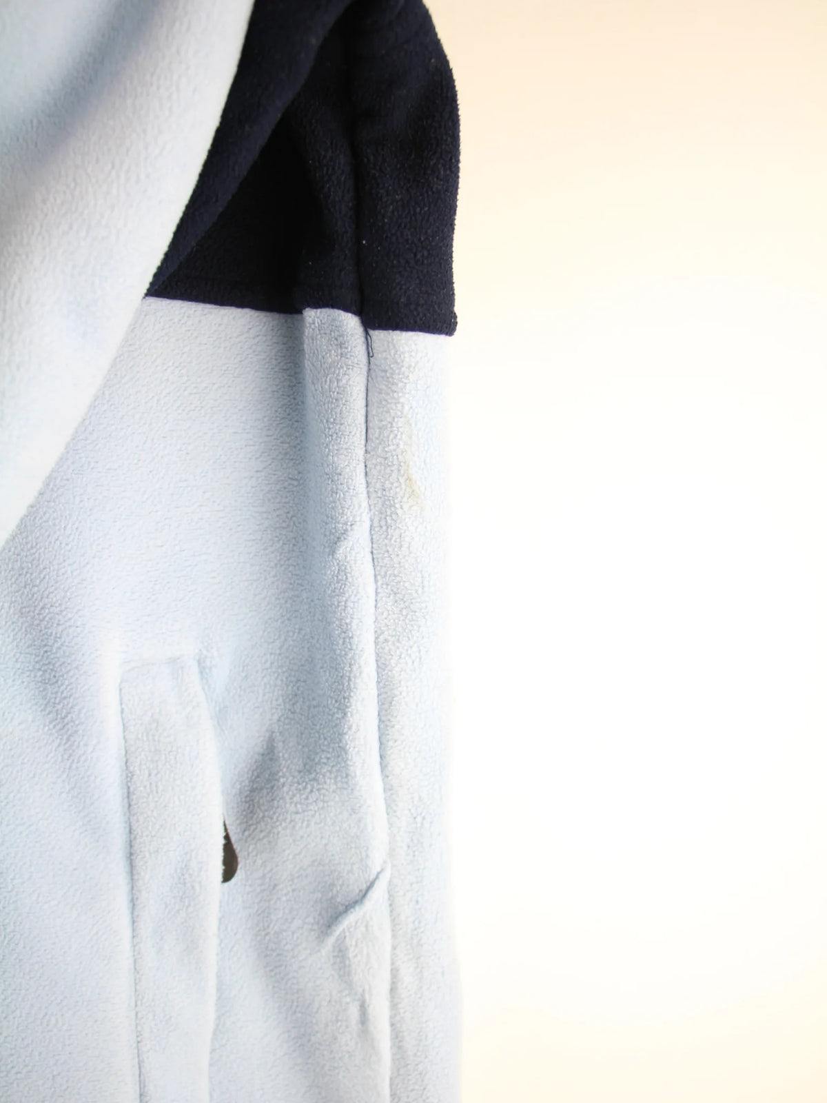 Vintage Fleece Blau L – Detailbild 1