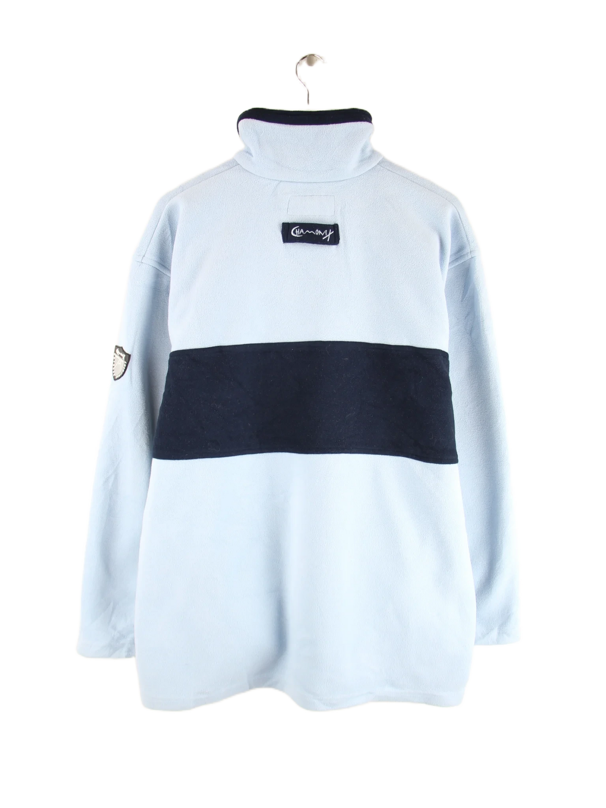 Vintage Fleece Blau L – Rückseite