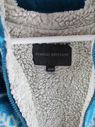 Vintage Fleece Blau M – Etikett
