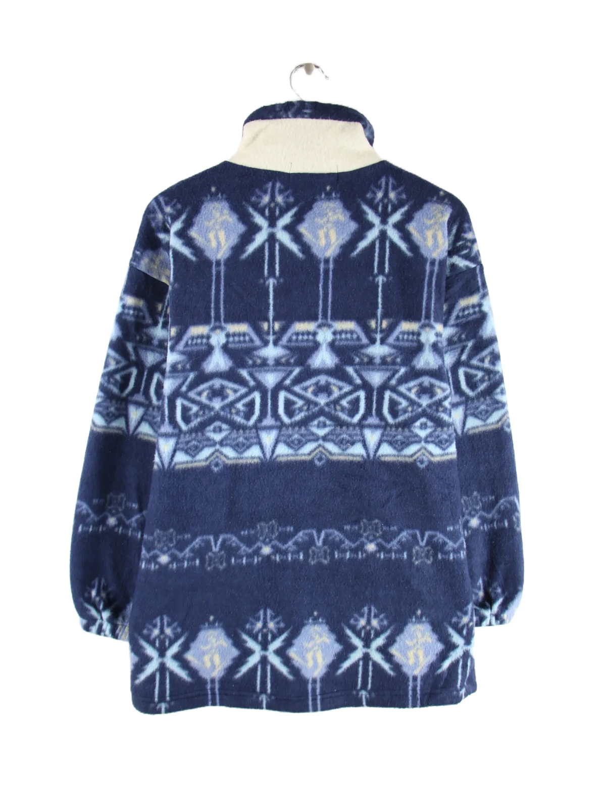 Vintage Fleece Blau L – Rückseite