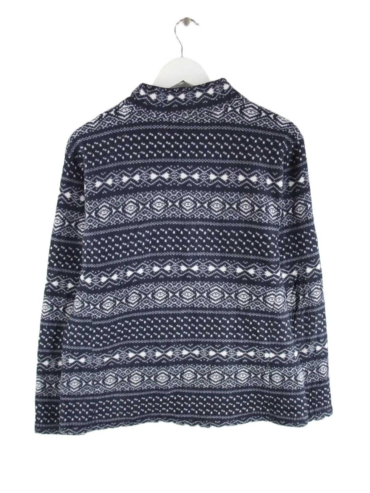 Vintage Fleece Blau S – Rückseite