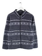 Vintage Fleece Blau S – Vorderseite