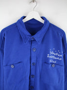 Vintage Fleece Blau XL – Detailansicht Vorderseite