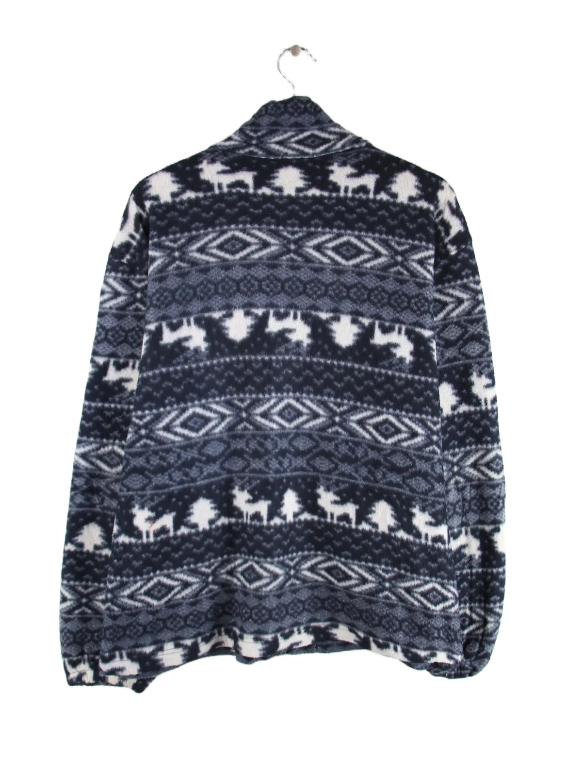 Vintage Fleece Blau XL – Rückseite
