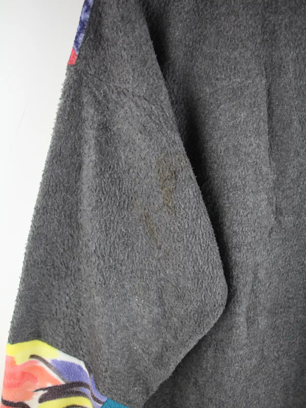 Vintage Fleece Grau XL – Detailbild 1