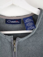 Vintage Fleece Grau L – Etikett