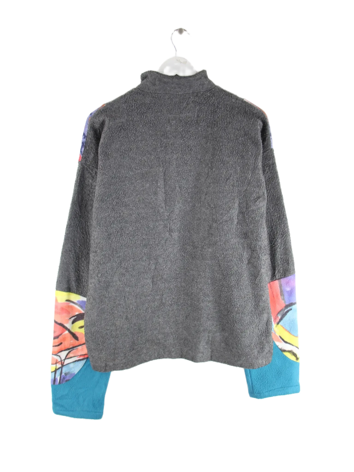 Vintage Fleece Grau XL – Rückseite