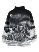 Vintage Fleece Grau M – Rückseite