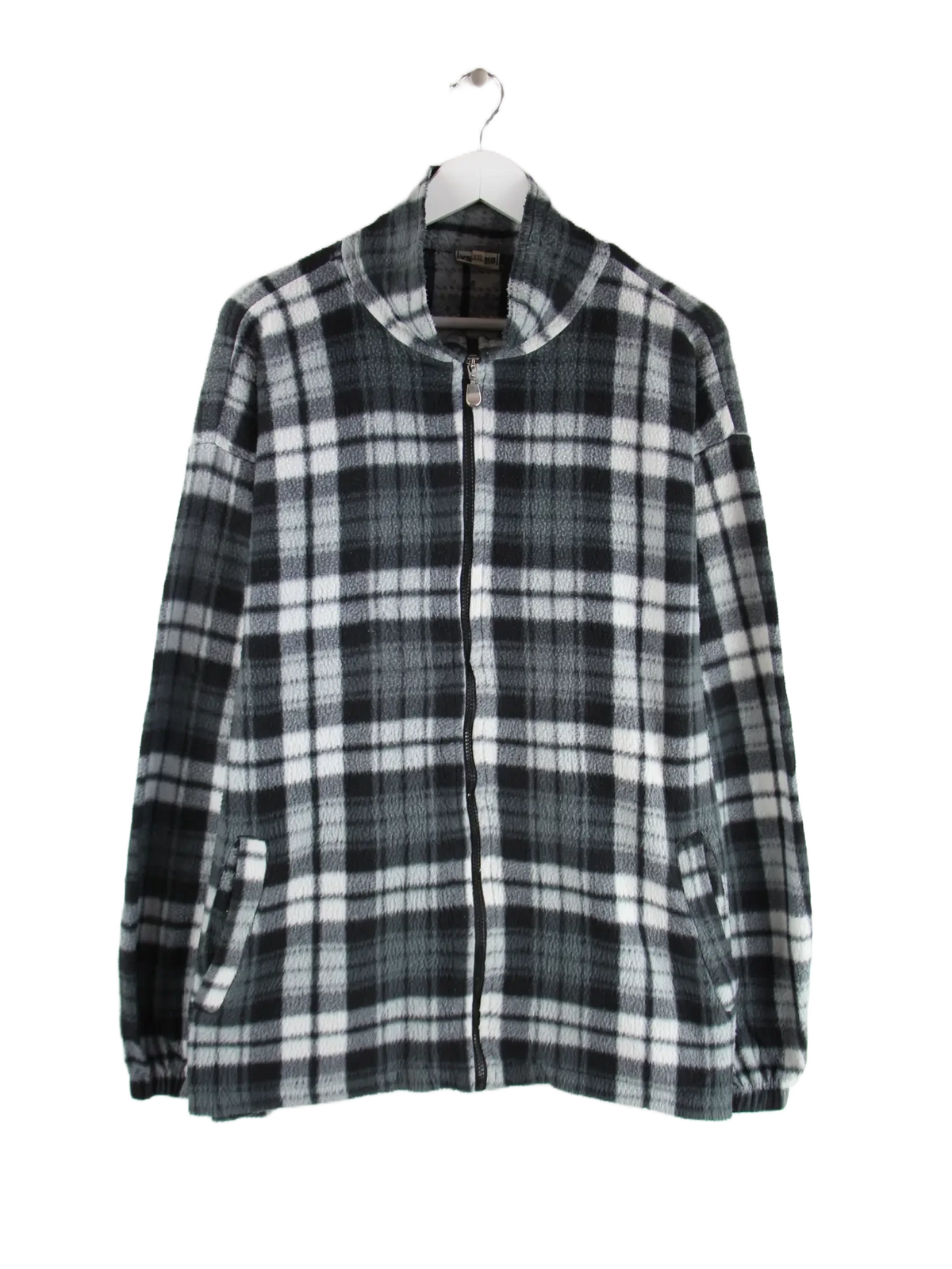 Vintage Fleece Grau XXL – Vorderseite