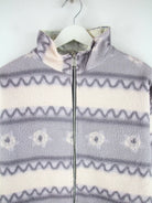 Vintage Fleece Lila L – Detailansicht Vorderseite