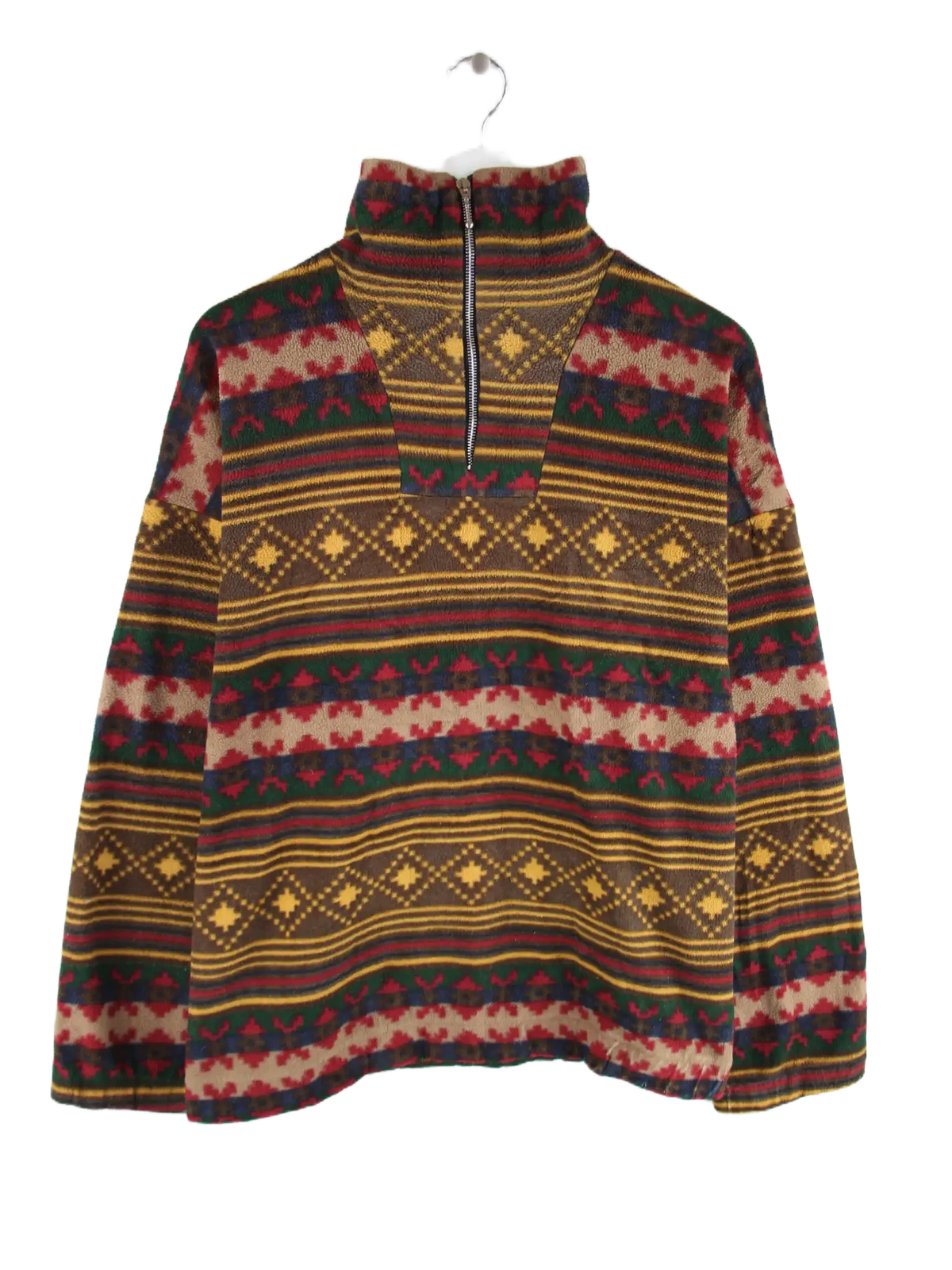 Vintage Fleece Mehrfarbig XXL – Vorderseite