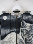 Vintage Fleece Mehrfarbig S – Detailansicht Vorderseite